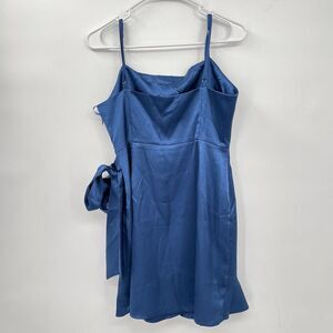 Cotton Candy Satin Blue Dress‎ size M
